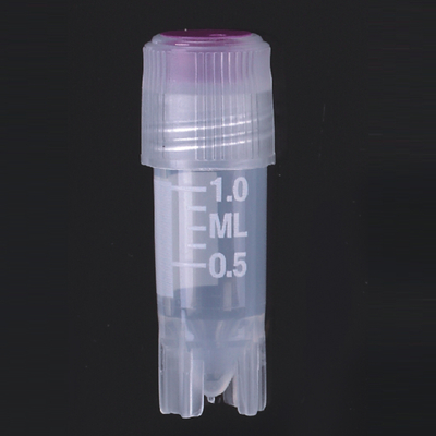 Cryo Vials, External Thread With Silicone Washer Seal, 1.2ml, Self-standing