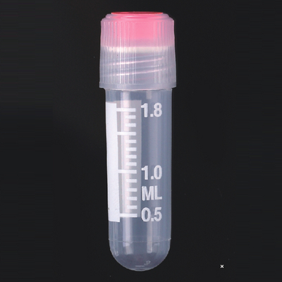 Cryo Vials, External Thread With Silicone Washer Seal, 2.0ml, Round Bottom