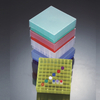 Compact Microtube Storage Box, 81-well
